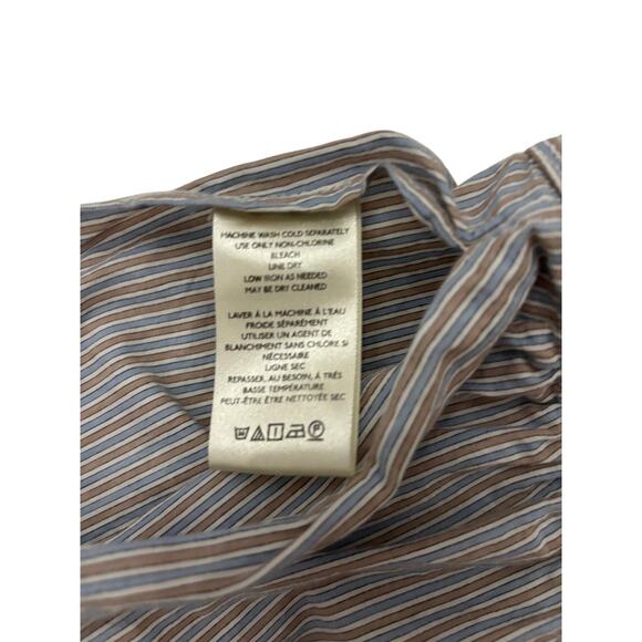 We The Free Cassie striped sleeveless crop shirt M 100% cotton festival academia - Picture 5 of 8